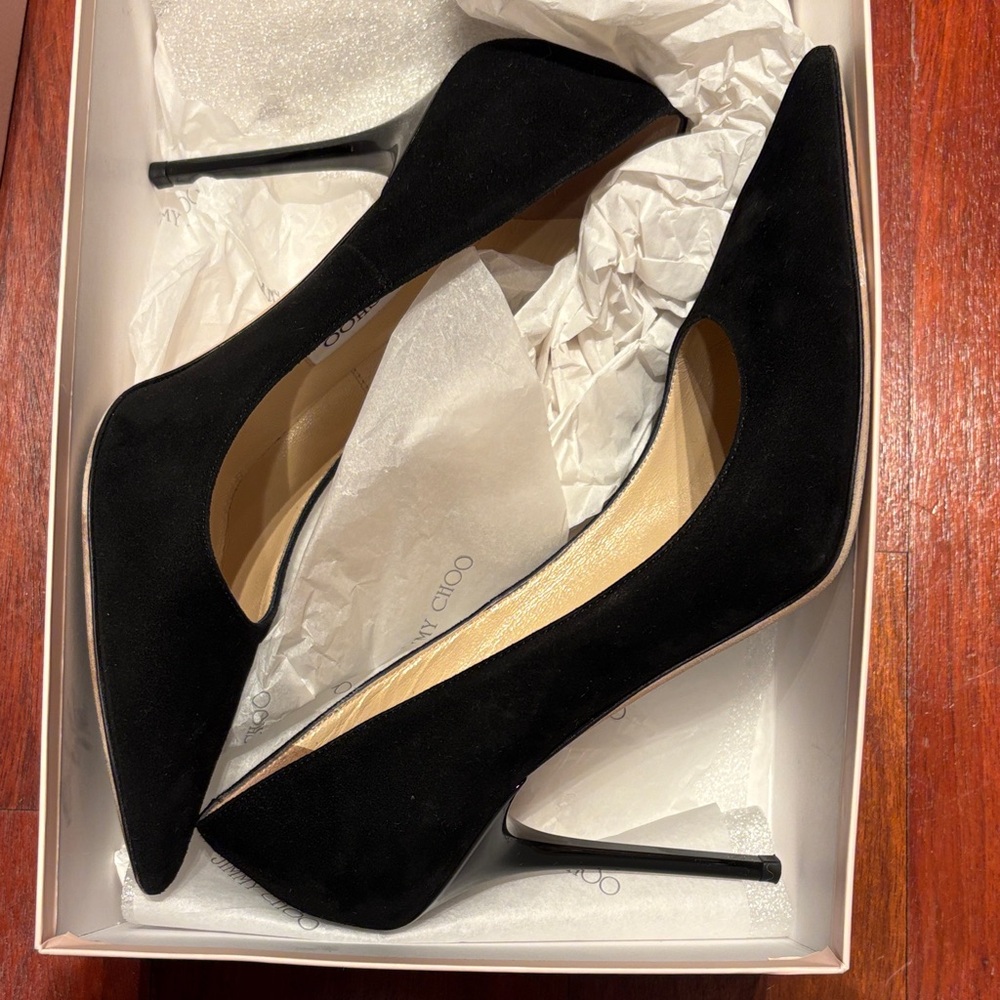 Jimmy Choo Elegant Black Stiletto Heels